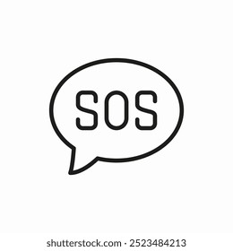 Sos-Notblase-Symbol, Vektorsymbol