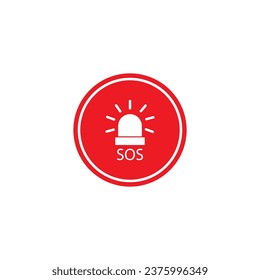 sos icon vector template illustration logo design
