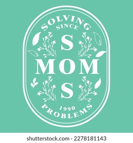 Sos Mom T Shirt Design Templet