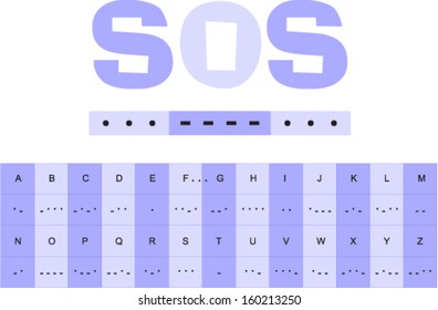 Sos Symbol International Morse Code Images Stock Photos Vectors Shutterstock