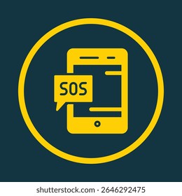 SOS vetor moderno design de arte impressionante design colorido útil illustration.eps