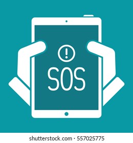 Sos - Vector icon for computer website or application