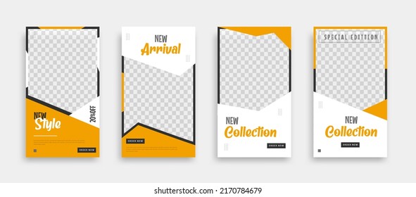 sosial media post and story template