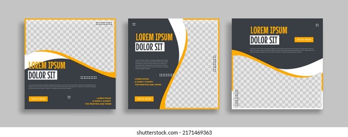 sosial media post template design