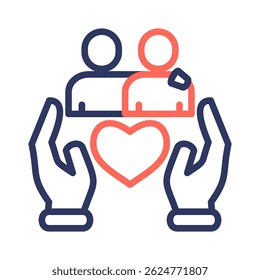 Sosial Service Icon Element For Design