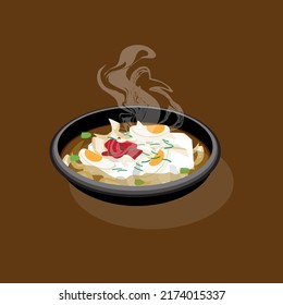 Soto Banjar Vector For Illustration