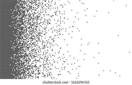 Sotring data concept. Big data illustration with infographic elements . Abstract dots halftone background. Vector illustration.