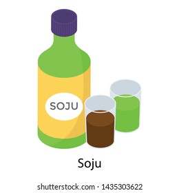 
Sou icon in isometric design 
