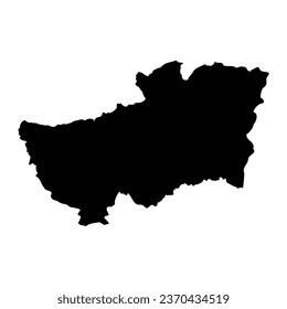 Souk Ahras province map, administrative division of Algeria.