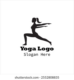 Alma equilíbrio Yoga. Logotipo do Yoga Studio