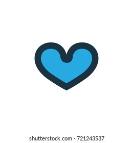 Soul Colorful Icon Symbol. Premium Quality Isolated Heart Element In Trendy Style.