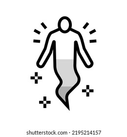 soul human color icon vector. soul human sign. isolated symbol illustration