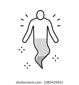 soul human color icon vector. soul human sign. isolated symbol illustration