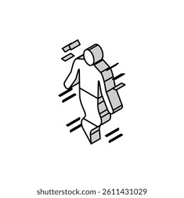 soul human isometric icon vector. soul human sign. isolated symbol illustration