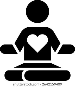 Soul Icon Glyph Vector Illustration