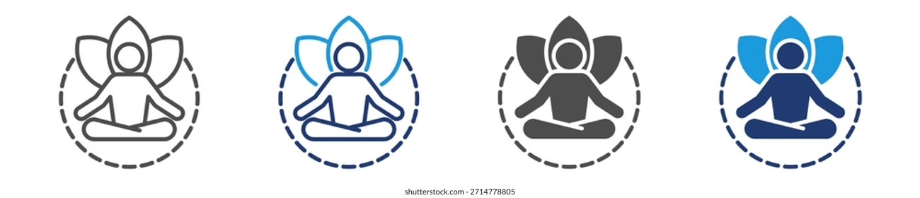 Conjunto de iconos de alma estilo múltiple