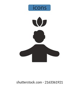 Soul icons  symbol vector elements for infographic web
