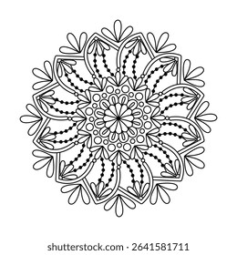 Soul Petal Whirl Mandala Design