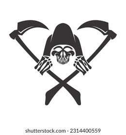 Soul Reaper logo icon design illustration