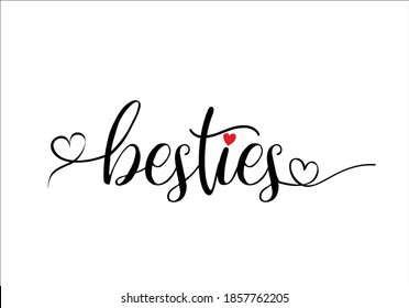 soul sister with heart lettering design best friend forewer bff  besties  svg