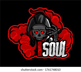 Soul Squad Gaming E Sport Logo Vector Illustration
