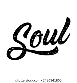 soul text on white background.