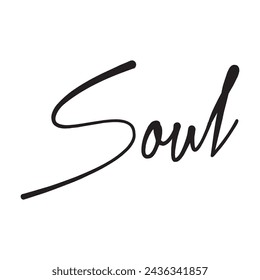 soul text on white background.