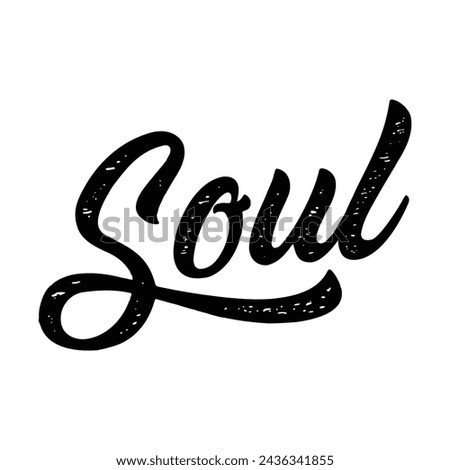 soul text on white background.