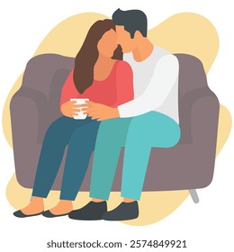 Soulmate Bond Forever vector illustration