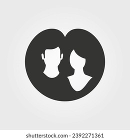 A soulmate icon - Simple Vector Illustration