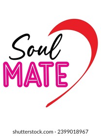 Soulmate Retro Valentine Svg,Valentine Quotes ,Funny Valentine ,Valentines T-shirt,Valentine Saying Svg,Valentine Gift,Hello Valentine,Heart Svg,Love T-shirt,Cut File, Circuit, Silhouette,

