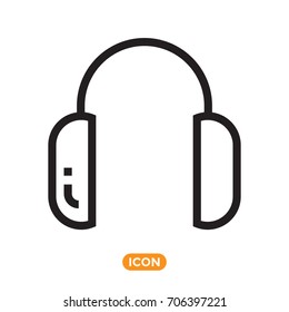 Sound Abstract Vector Icon in Flat Style
