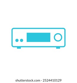 Sound amplifier icon. Isolated on white background. 