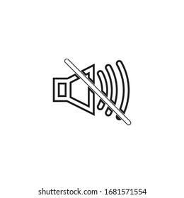 ilustración de diseño vectorial de icono de sonido