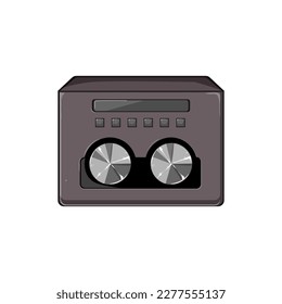 sound audio interface cartoon. sound audio interface sign. isolated symbol vector illustration