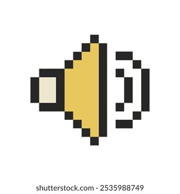 sound audio symbol pixel art
