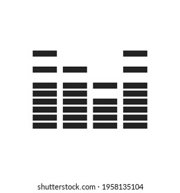 sound or audio wave icon. Sound wave for social media and music app. Vector graphic design