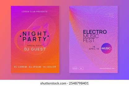 Sound Background. Green Party Event. Pink Edm Magazine. Electro Invite. Fest Trance Element. Nightclub Disco Invitation. Dance Set. Blue Sound Background