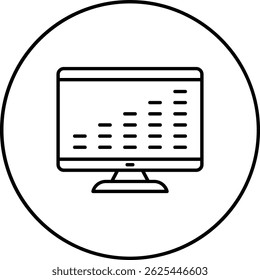 Sound Bars vector icon. Can be used for printing, mobile and web applications.