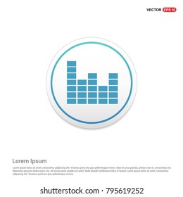 Sound Beats Icon White Background icon template