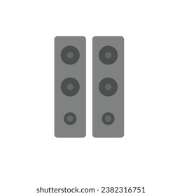 Sound Box Flat icon. web design. musical instrument Symbol, logo illustration. Vector Illustration.