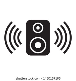 sound box icon vector design template