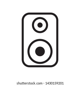 sound box icon vector design template