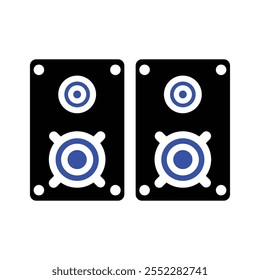 Icono de caja de sonido, Vector gráfico
