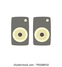 Sound box party flat icon