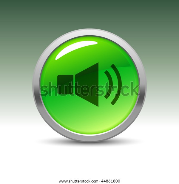 Sound Button Stock Vector (Royalty Free) 44861800 | Shutterstock