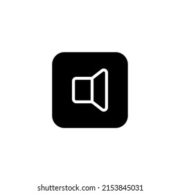 Icono de botón de sonido para aplicaciones y sitios web