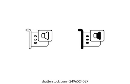 Soundkartensymbole setzen Vektorgrafik