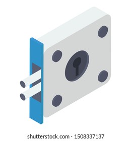
Sound card vector, isometric icon design 
