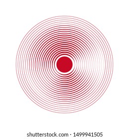 Sound circle wave background. Abstract rings 